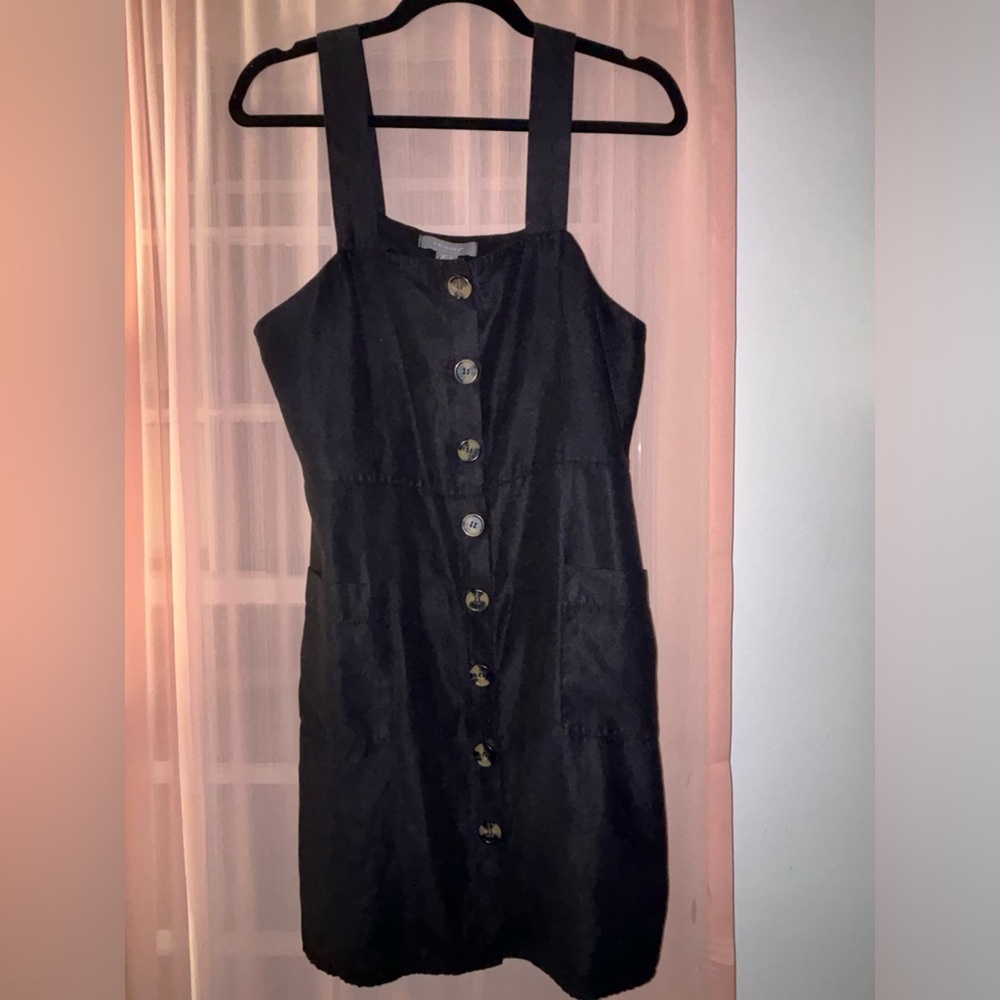 Black Button Down Dress